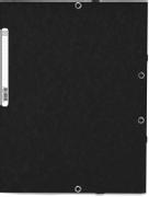 EXACOMPTA Strikkmappe m/3 klaffer 355g A4 Sort