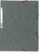 EXACOMPTA Strikkmappe A4 m/klaffer 400g Grå