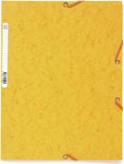 EXACOMPTA Strikkmappe A4 m/klaffer 400g Gul