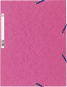 EXACOMPTA Strikkmappe A4 m/klaffer 400g Rosa