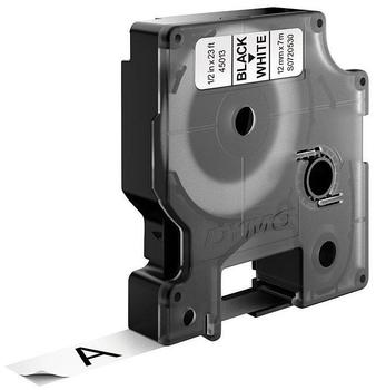 DYMO Tape D1 12mm x 7m Sort/Hvit (S0720530)