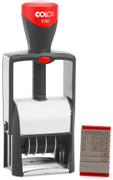 COLOP Stempel dato 8 faste tekster