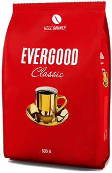 EVERGOOD Kaffe Classic hele bønner 500g (333466)
