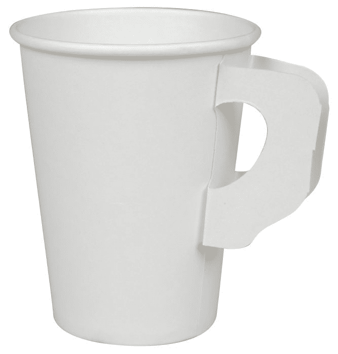 ABENA Kaffebeger 24cl m/hank Hvit (50) (8013)