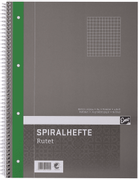 ESSELTE Spiralhefte A4 70g 80 blad m/ruter