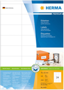 HERMA Etikett Premium A4 70x35mm (2400)
