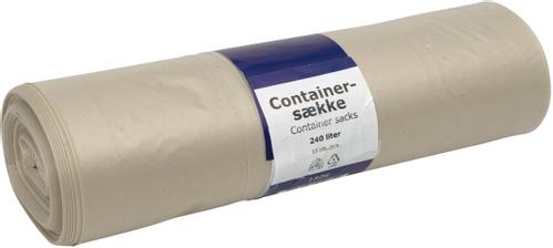ABENA Containersekk LDPE 124x151cm 40my 240L Klar (10) (1526)