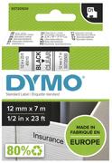 DYMO Tape D1 12mm x 7m Sort/Klar