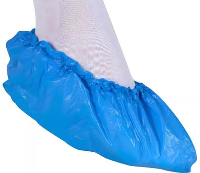ABENA Skoovertrekk 41x15cm XL 30my Blå (100) (1700)