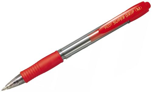 PILOT Kulepenn Supergrip M Rød (BPGP-10R-M-R*12)