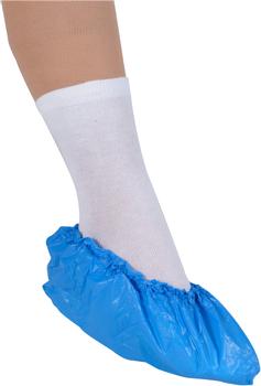 ABENA Skoovertrekk 41x15cm XL 35my Blå (100) (4401)