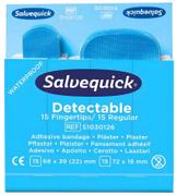 SALVEQUICK Plaster Detectable Blå (30x6)