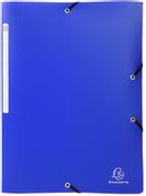 EXACOMPTA Strikkmappe A4 Jewel PP Blå
