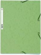 EXACOMPTA Strikkmappe A4 m/klaffer 400g Grønn