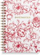 BURDE Notatbok DotNotes B5 Spiral Blomst