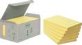 POST-IT Notatblokk 127x76mm Resirkulert Gul (6)
