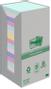 POST-IT Notatblokk 76x76mm Resirkulert Assortert (16)