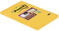 POST-IT Notatblokk Super Sticky Large Notes m/linjer 102x152mm Ultra Gul