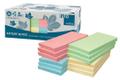 INFO Notatblokk 75x125mm Resirkulert Assortert (12)