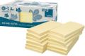 INFO Notatblokk 75x125mm Resirkulert Gul (12)