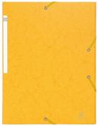 EXACOMPTA Strikkmappe A4 3 klaffer 425g Gul