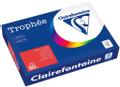 CLAIREFONTAINE Kopipapir Trophee A4 80g Korallrød (500)