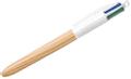 BIC Kulepenn 4 farger 1,0 Wood Assortert