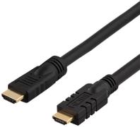 DELTACO HDMI with Ethernet cable HDMI 25m Black