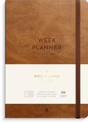 BURDE Kalender Week Planner Deluxe A5 Cognac