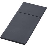 DUNI Bestikklomme Airlaid 40x33cm Sort (65)