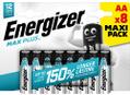 ENERGIZER Batteri Max Plus AA (8)
