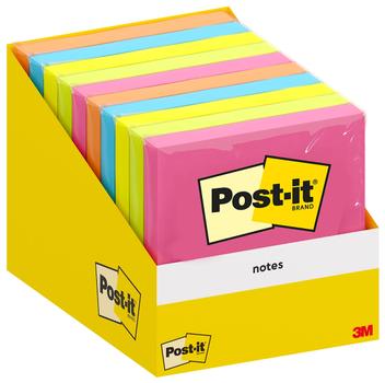 POST-IT Notatblokk 76x76mm Assortert (7100317840*10)
