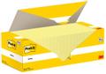 POST-IT Notatblokk Sticky Notes 76x76mm Gul (24)