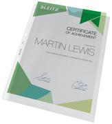 LEITZ Plastlomme A4 topp/venstre 130my