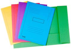 EXACOMPTA Omslag 2 klaffer 290g Assortert