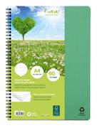 FOREVER Spiralhefte 90g 120 blad A4 m/linjer