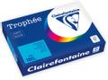 CLAIREFONTAINE Kopipapir TROPHEE A4 160g Aquablå (250)