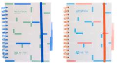  Notatbok A5 3 indeks 150 blad Assortert