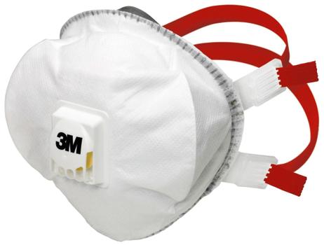 3M Støvmaske 8835+ FFP3 m/ventil (UU003708052*5)
