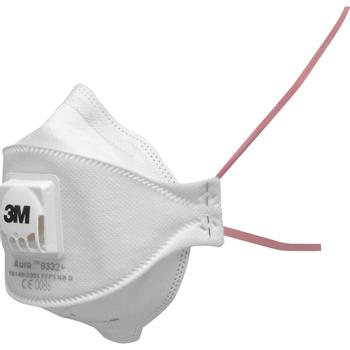 3M Støvmaske 9332+ FFP3 m/ventil (10) (9332P)