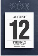 GRIEG Avrivningskalender GRIEG 25 stor m/plate