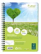 FOREVER Spiralhefte 90g 120 blad A5 m/linjer