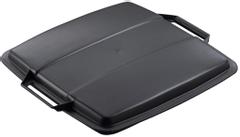 DURABLE Lokk avfallsbeholder 90L Sort