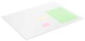 DURABLE Skriveunderlag PP 50x65cm Klar