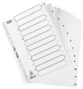ELBA Register A4 PP 1-12 Hvit