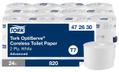 TORK Toalettpapir OptiServe Advanced 2-lags T7 94,3m Hvit (24)