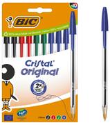 BIC Kulepenn Cristal Medium Assortert (10)