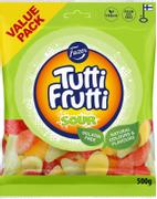 FAZER Godteri Tutti Frutti Sour 500g