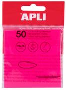 APLI Notatblokk Transparent 75x75mm Rosa