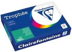 CLAIREFONTAINE Kopipapir Trophee A4 160g Mørkegrønn (250)
